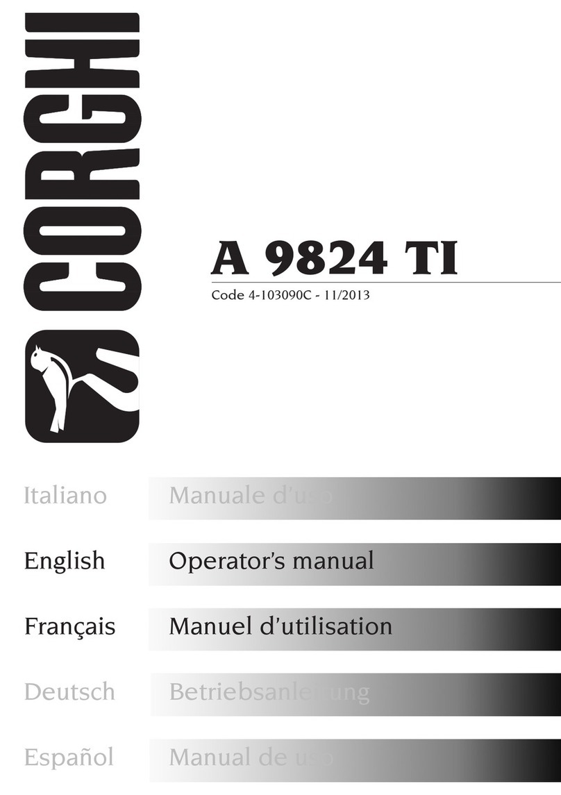 Corghi A 9824 TI Operator's manual