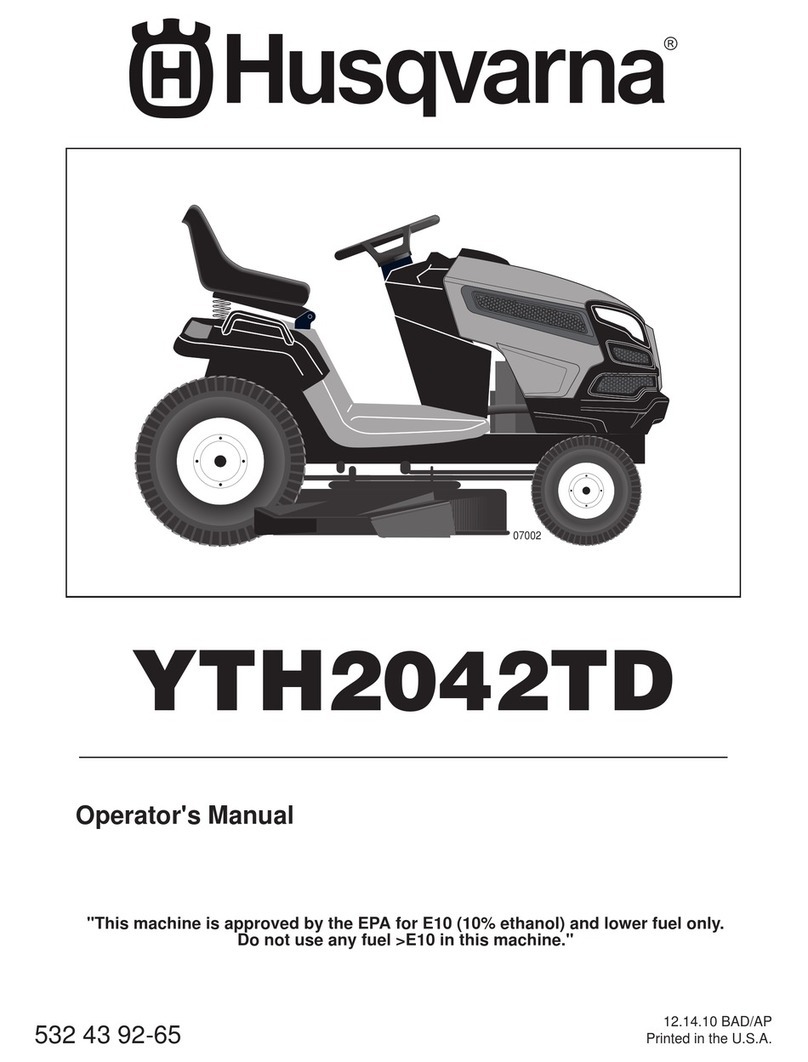 Husqvarna YTH2042TD Operator's manual