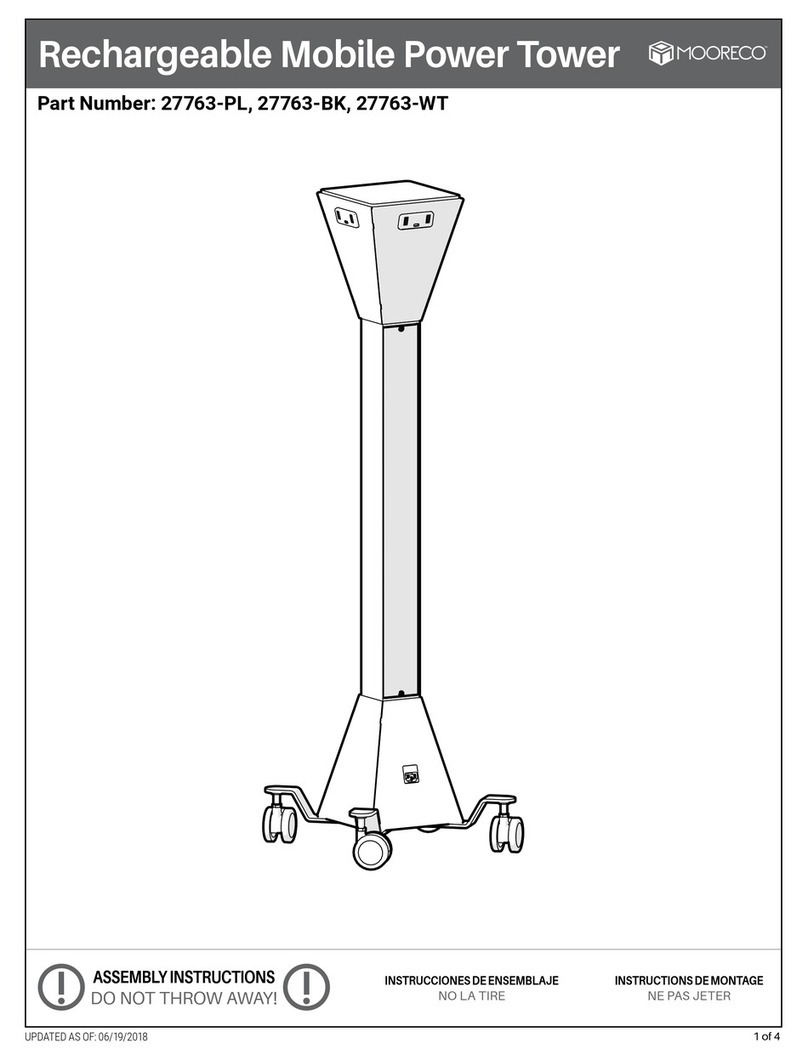 Mooreco 27763-PL Assembly instructions Mooreco 27763-PL Assembly instructions