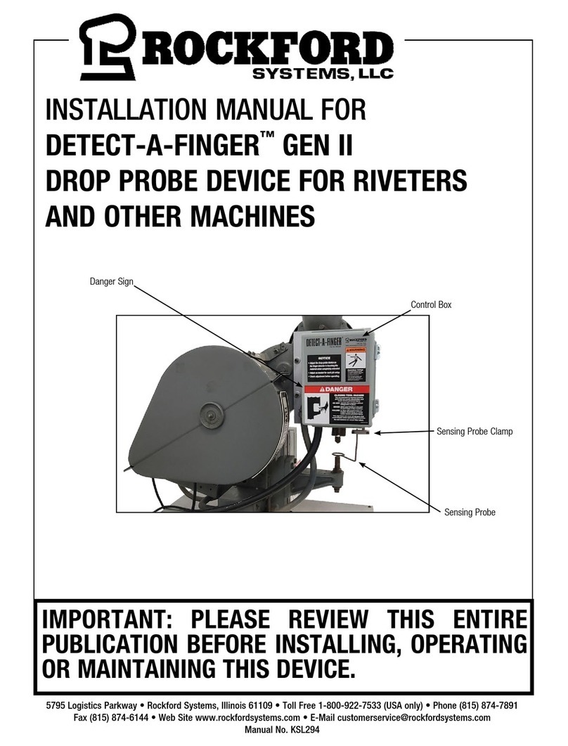 Rockford Systems DETECT-A-FINGER GEN II installation manual
