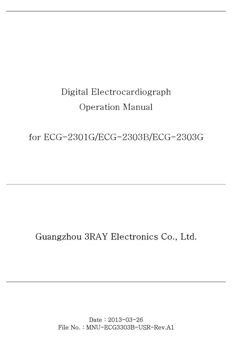 3RAY Electronics ECG-2301G Operation manual