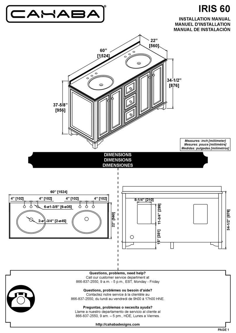 CAHABA IRIS 60 User manual