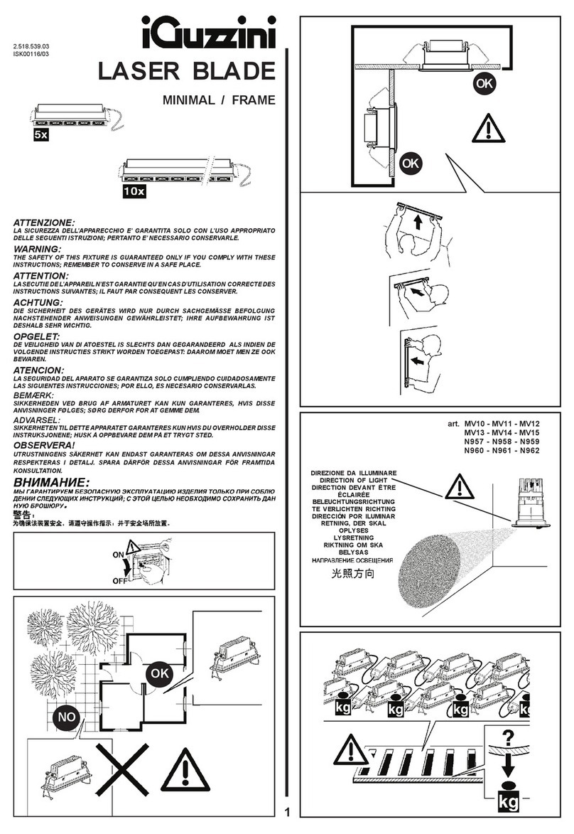 iGuzzini MV10 User manual