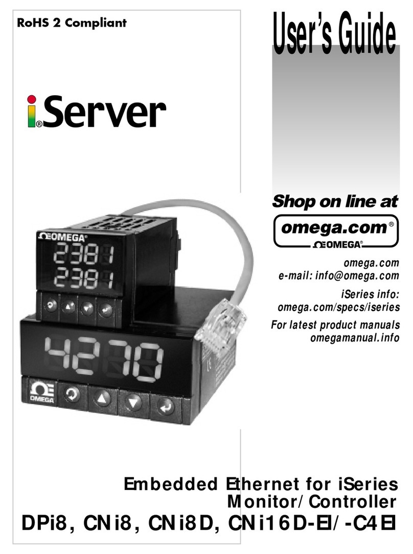Omega DPi8 User manual
