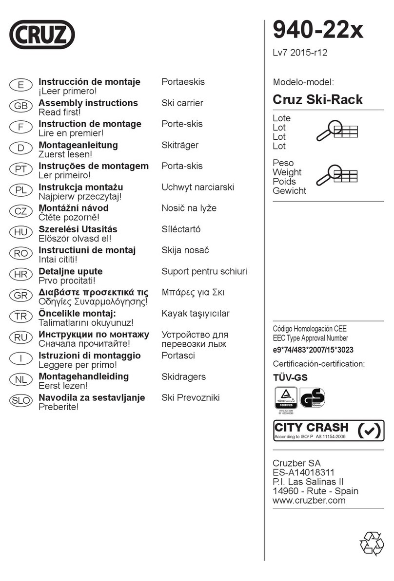 Cruz 940220 Assembly instructions