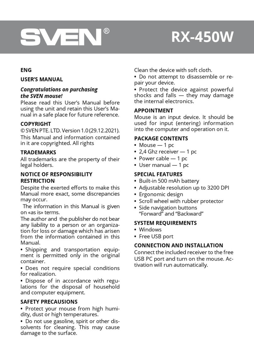 Sven RX-450W User manual