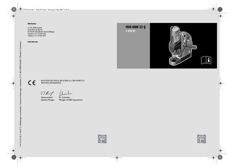 Fein 7 270 27 User manual