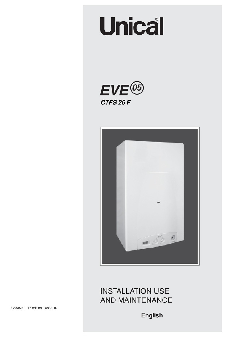 Unical EVE 05 Quick start guide