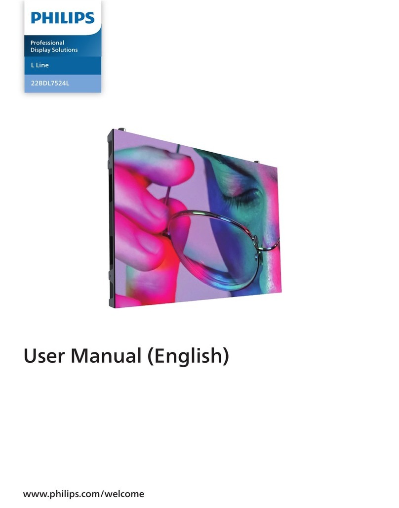 Philips 22BDL7524L User manual