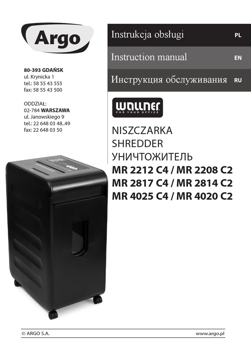 Argo MR 2212 C4 User manual