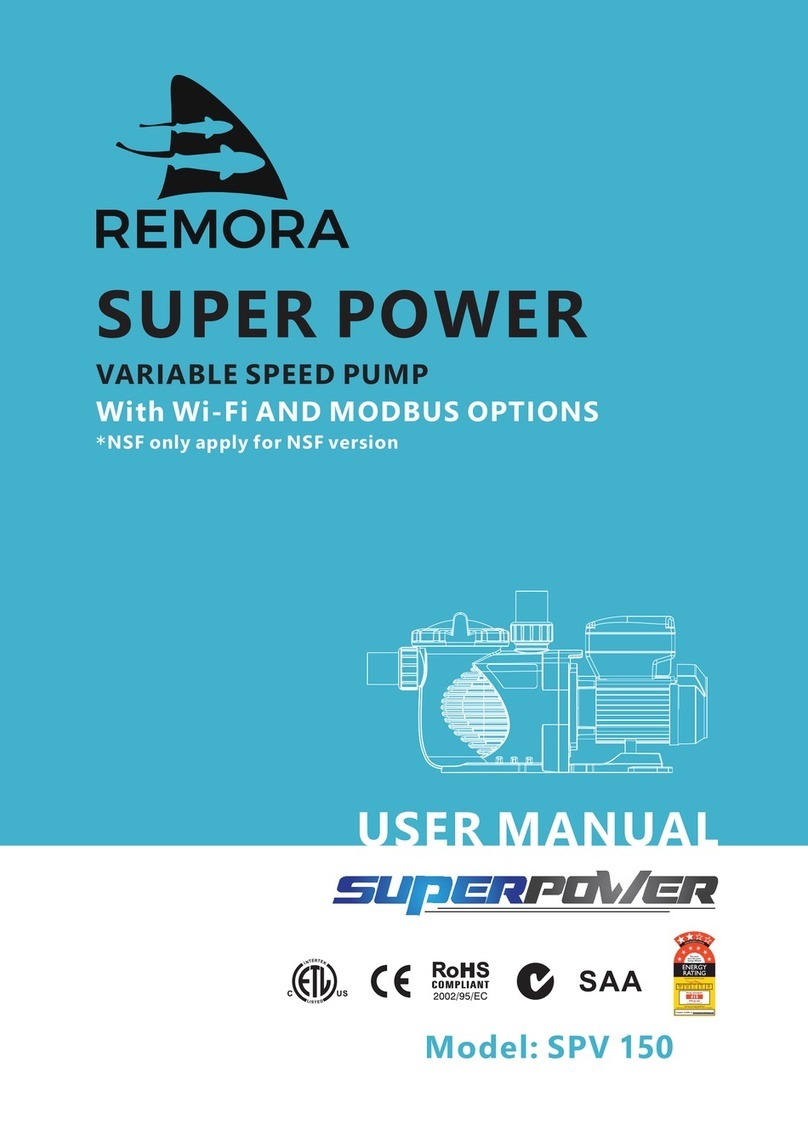 Remora SUPERPOWER SPV 150 user manual