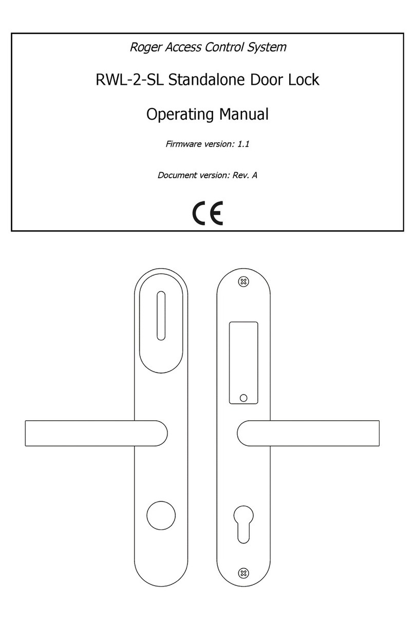 Roger RWL-2-SL operating manual