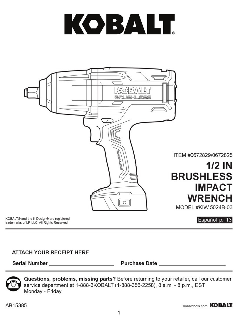 Kobalt KIW 5024B-03 instruction manual