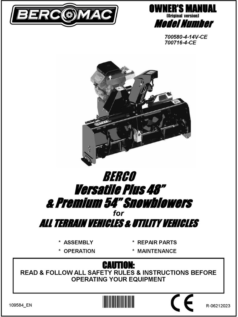 Bercomac Versatile Plus 48 User manual