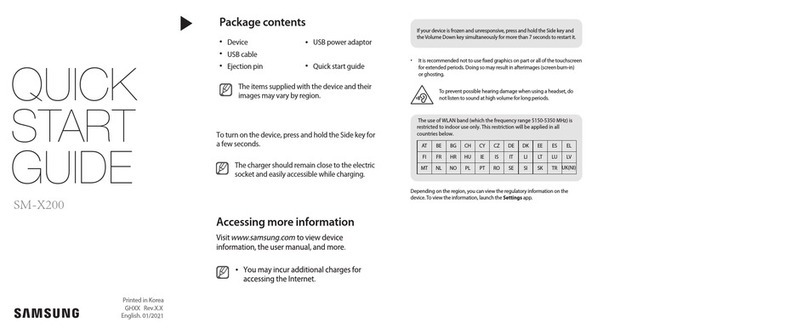Samsung Galaxy Tab A8 User manual