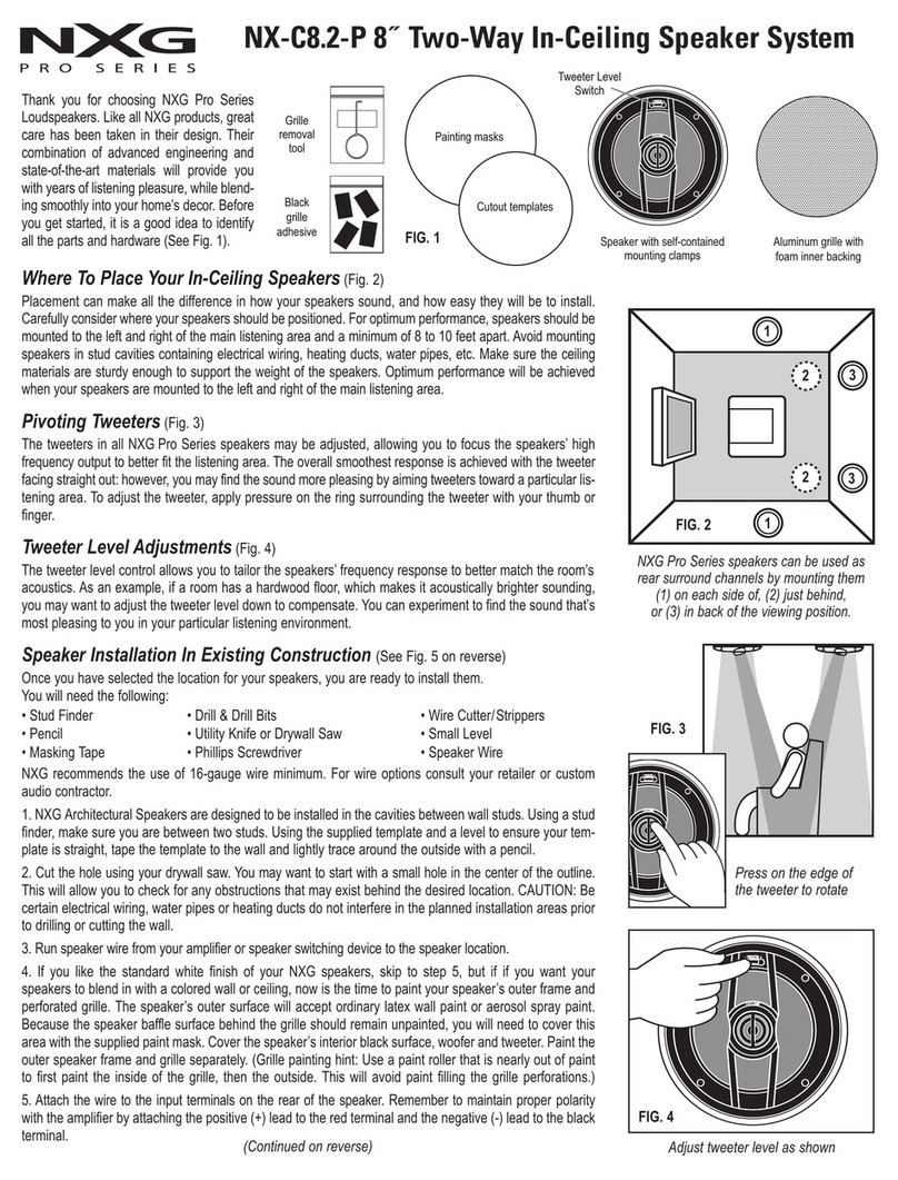 Nxg NX-C8.2-P User manual