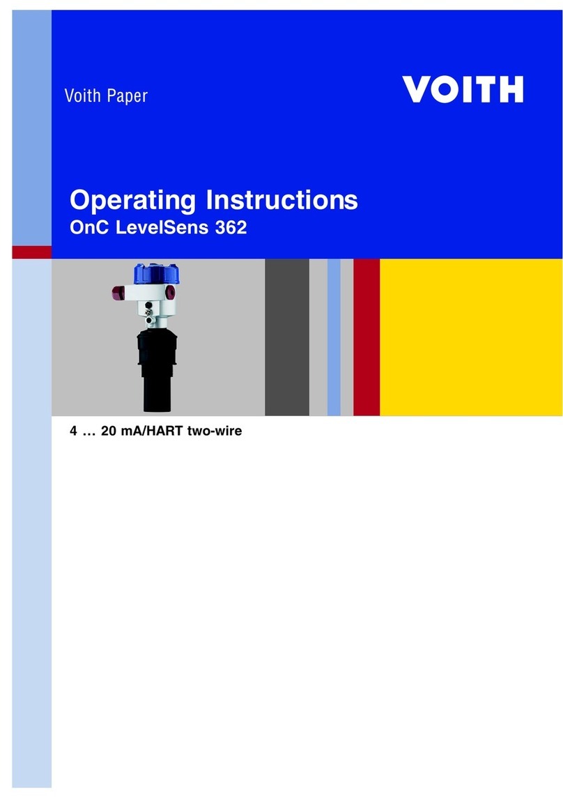 Voith OnC LevelSens 362 User manual