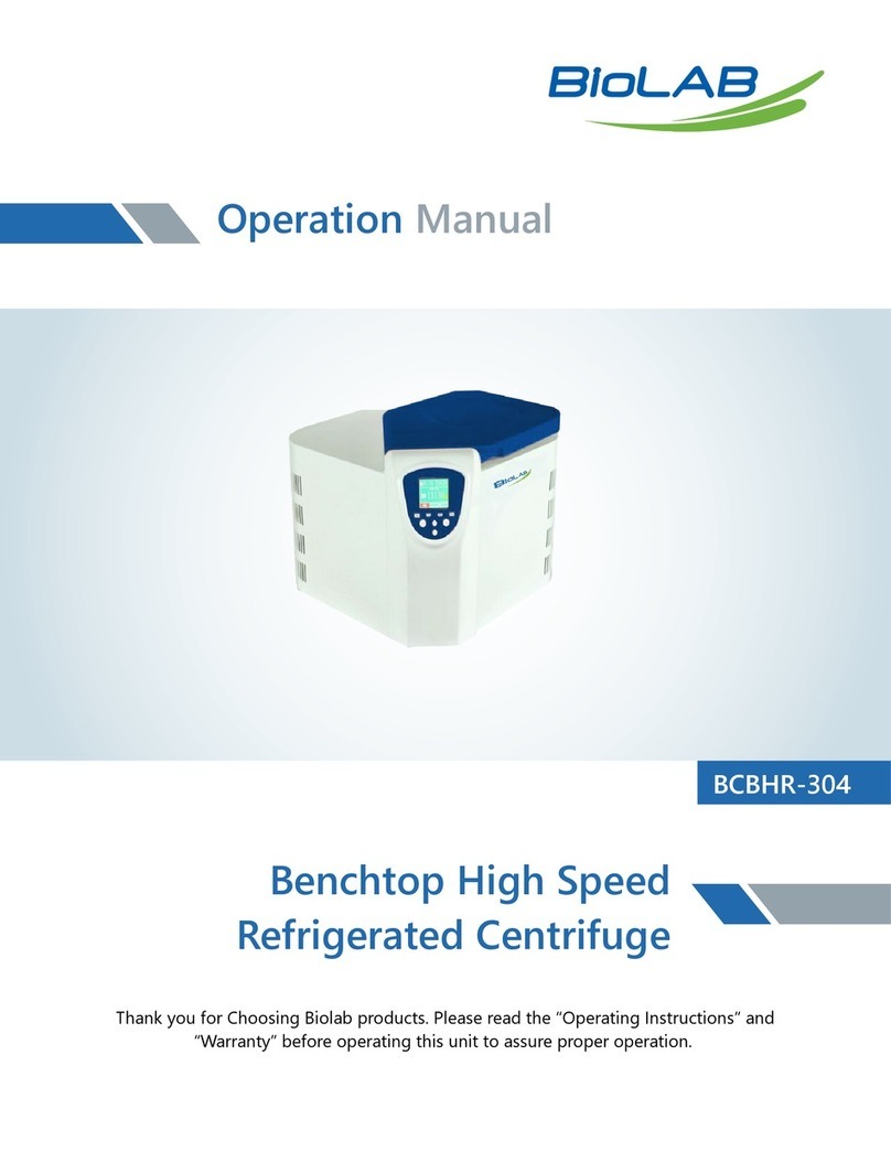 BioLAB BCBHR-304 Operation manual