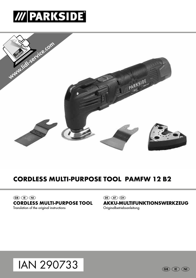 Parkside PAMFW 12 B2 Translation of the original instructions