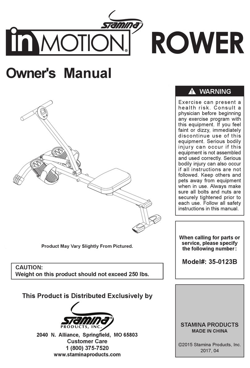 Stamina inmotion 35-0123B owner's manual