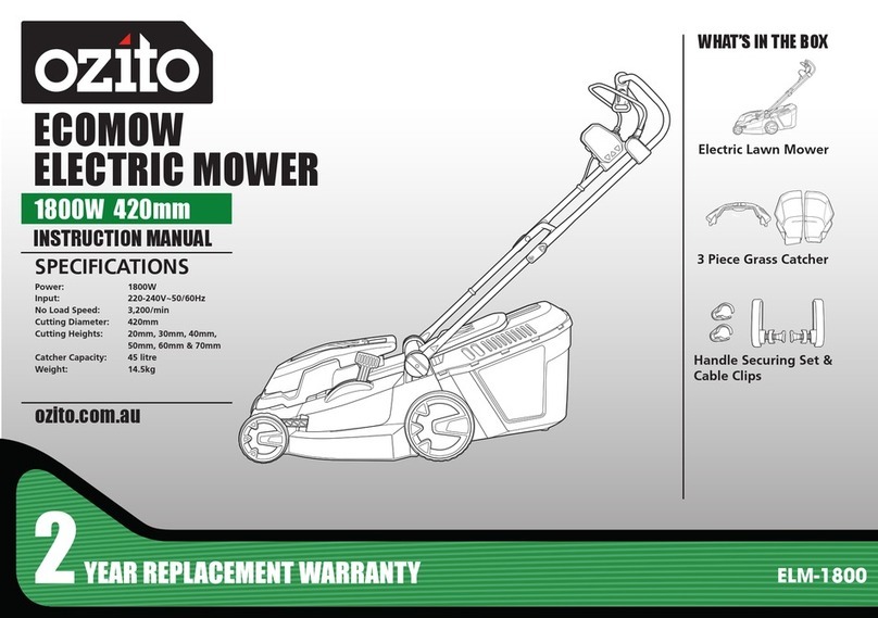 Ozito ELM-1800 User manual
