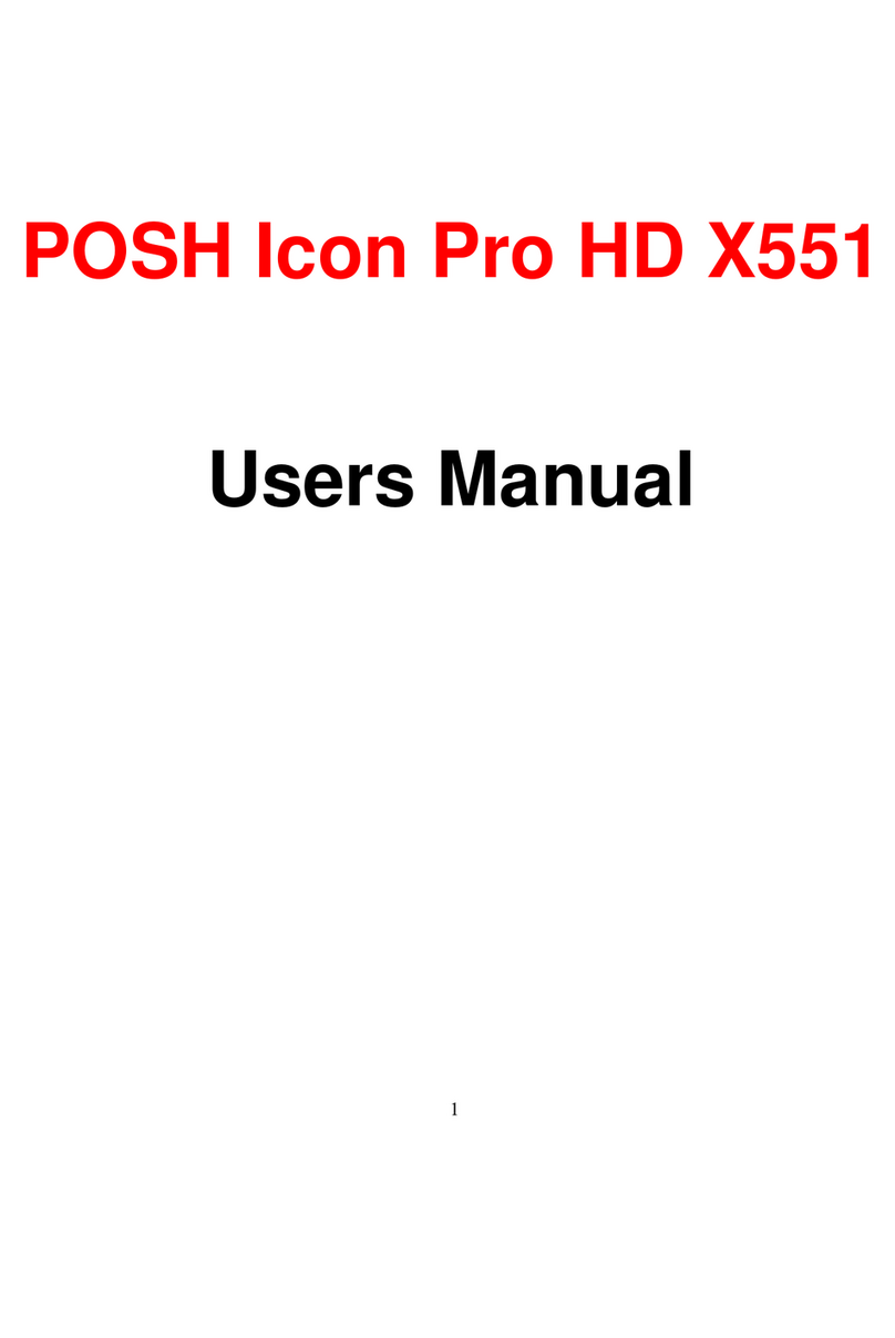 Posh Icon Pro HD X551 User manual