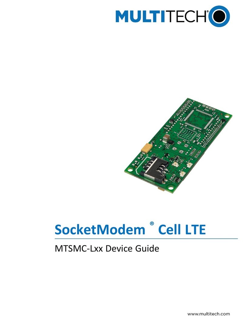 Multitech SocketModem MTSMC-L Series Application guide