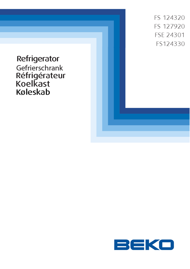 Beko FS 124320 User manual Beko FS 124320 User manual