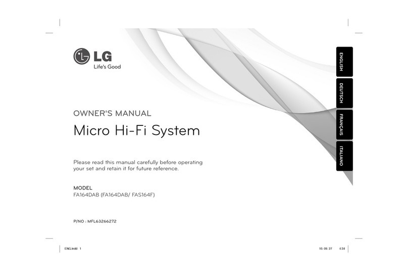 LG FAS164F User manual