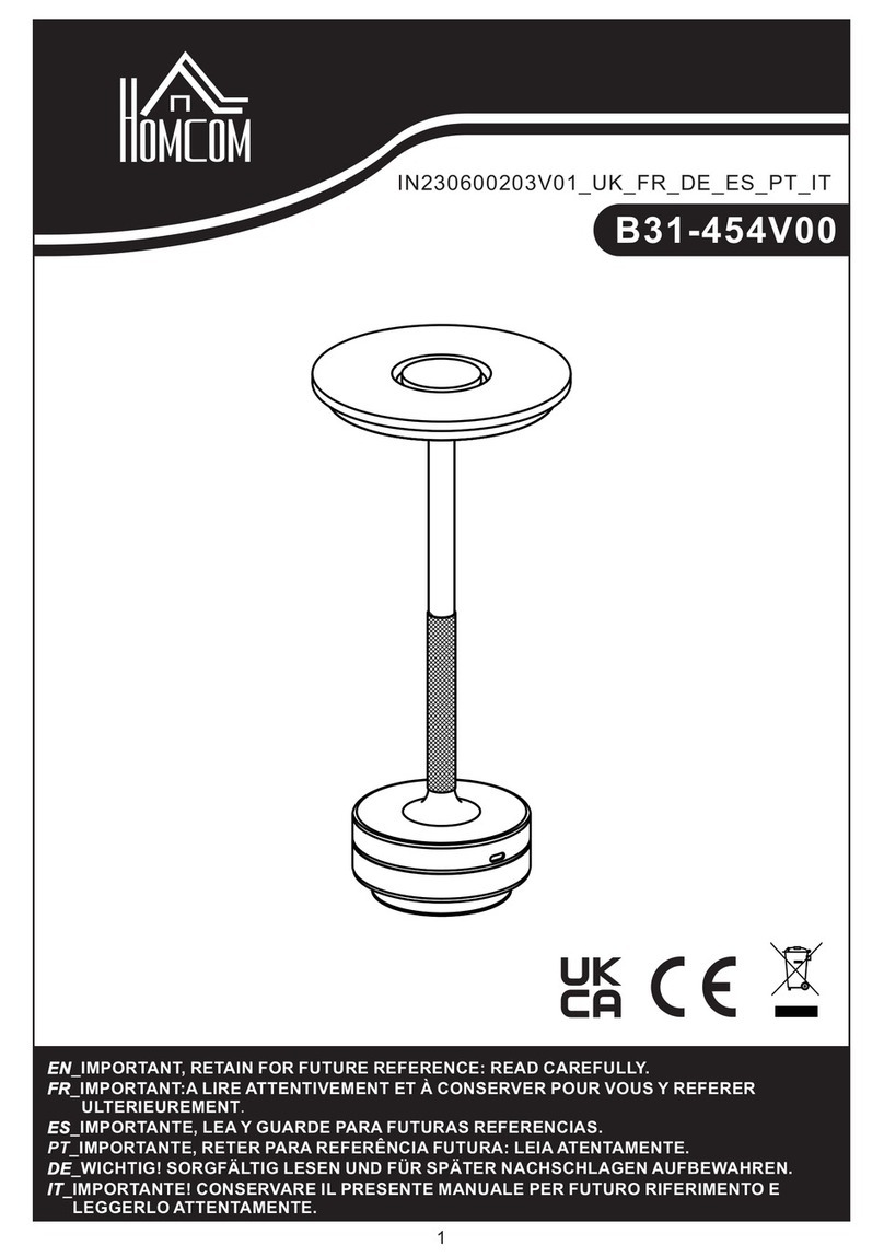 HOMCOM B31-454V00 quick start guide
