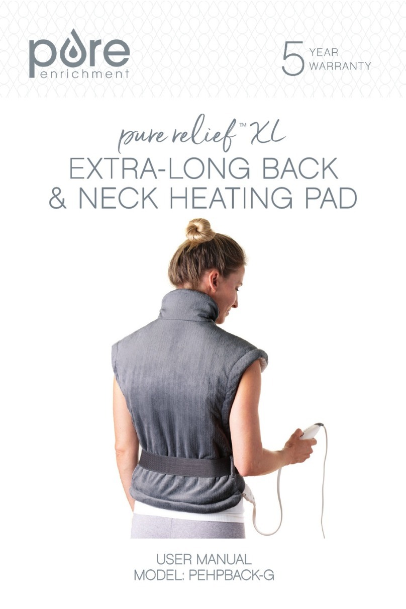 Pure Enrichment pure relief XL user manual