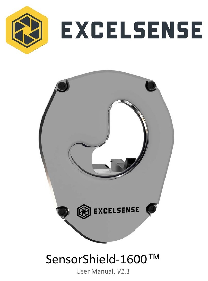 EXCELSENSE SensorShield-1600 user manual