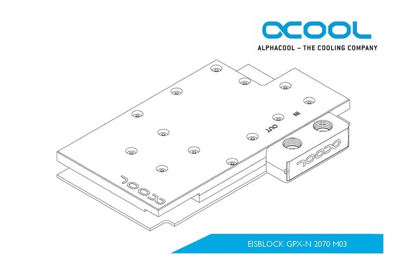 Alphacool EISBLOCK GPX-N 2070 M03 User manual