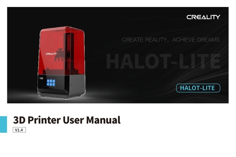 Creality HALOT-LITE CL-89L User manual