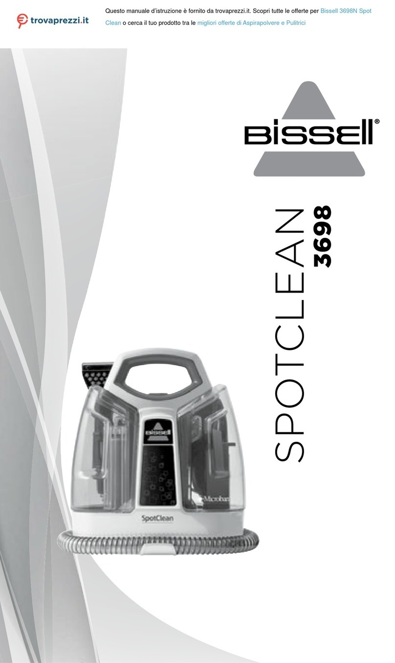 Bissell SPOTCLEAN 3698 instructions