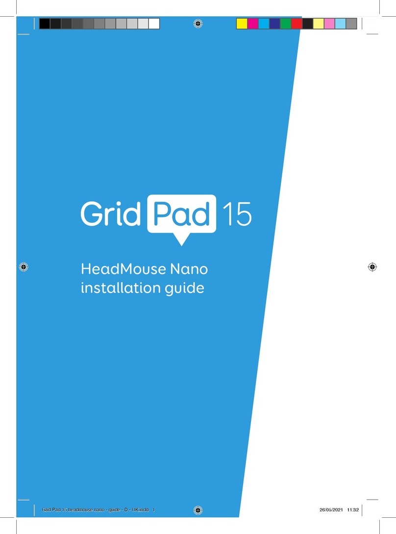 Smartbox Grid Pad 15 HeadMouse Nano User manual