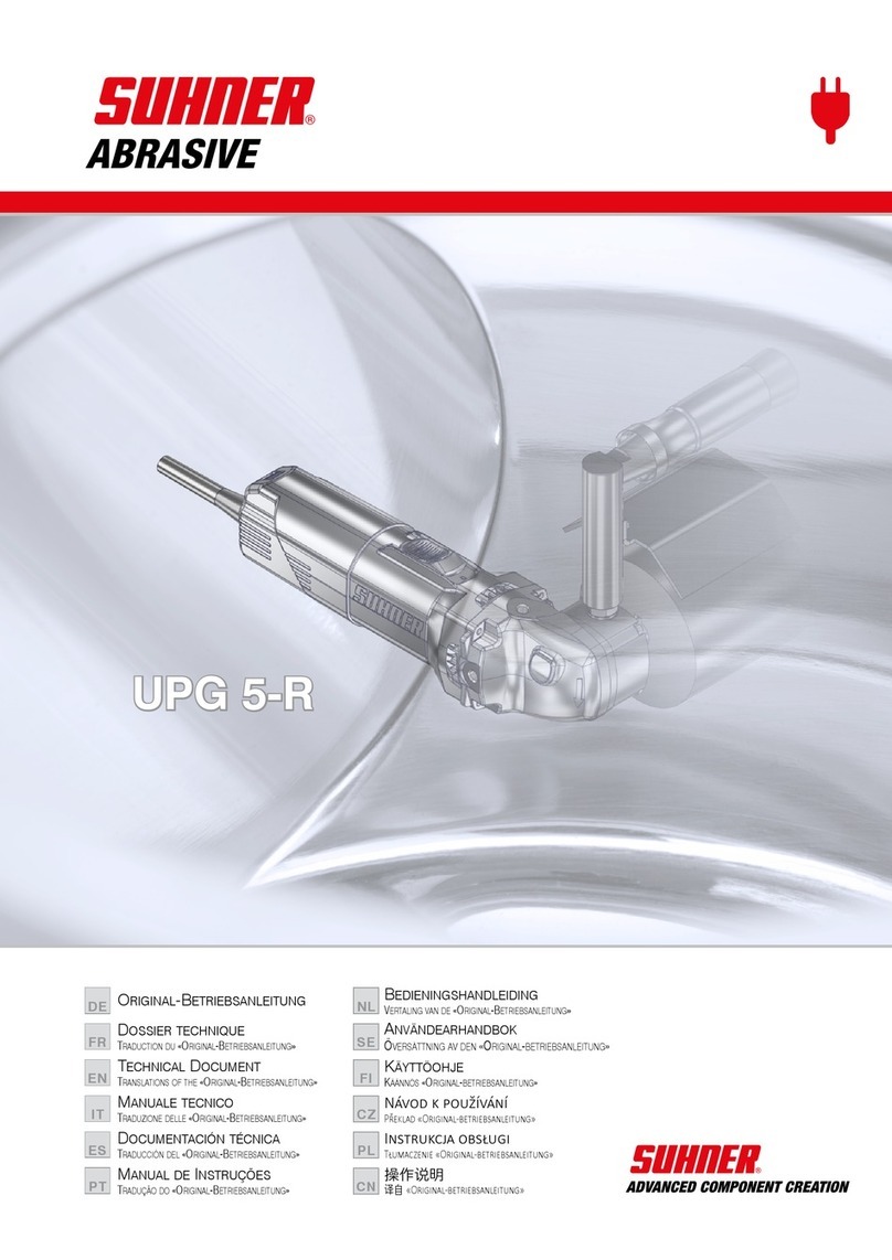 SUHNER ABRASIVE UPG 5-R Technical document