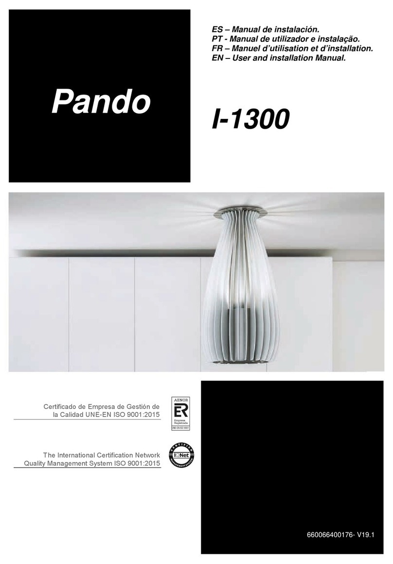 Pando I-1300 User and installation manual