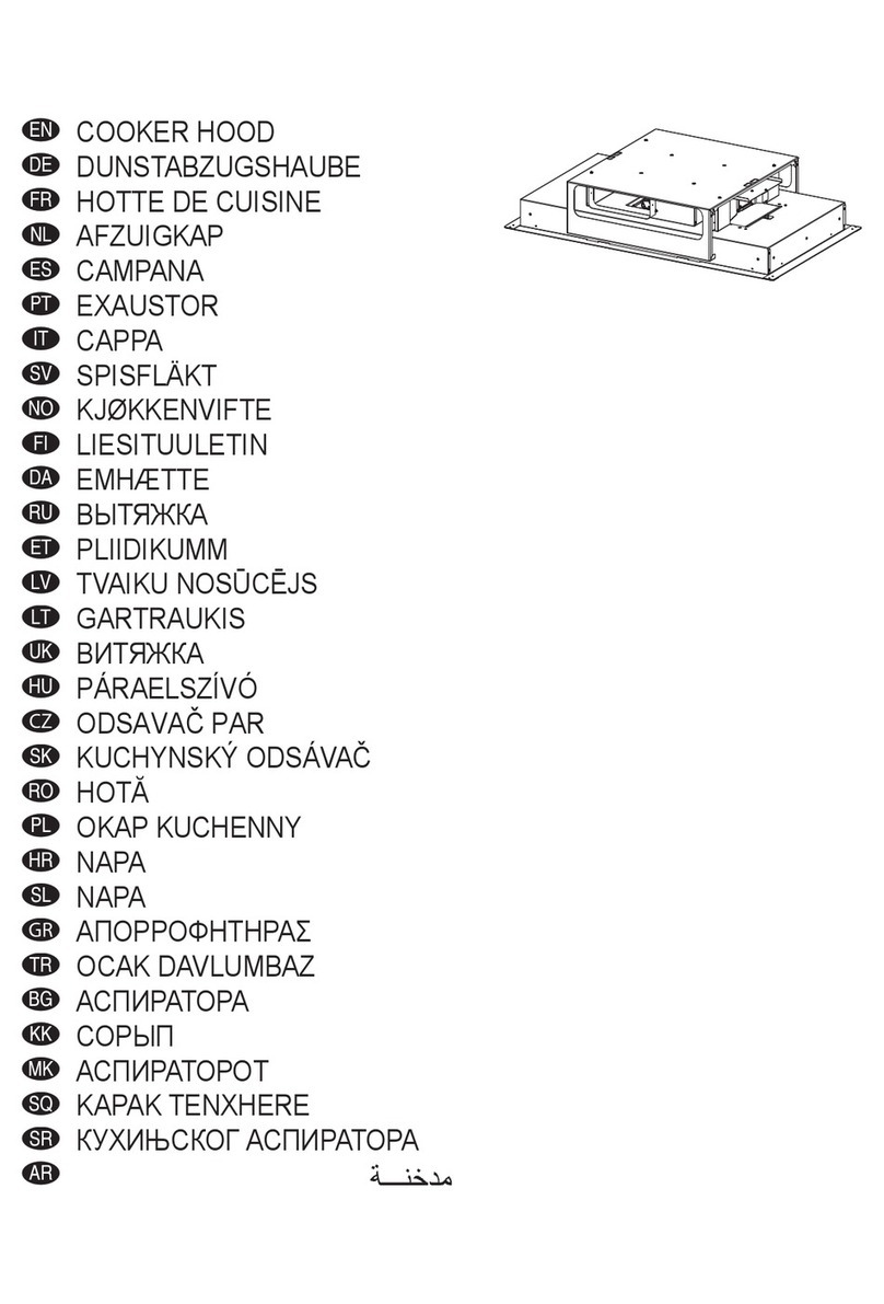 Faber HEAVEN GLASS 2.0 WH FLAT A120 User manual