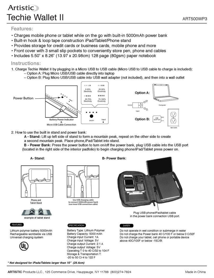 Artistic Techie Wallet II User manual