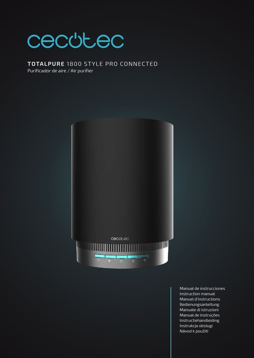 cecotec TOTALPURE 1800 STYLE PRO CONNECTED User manual