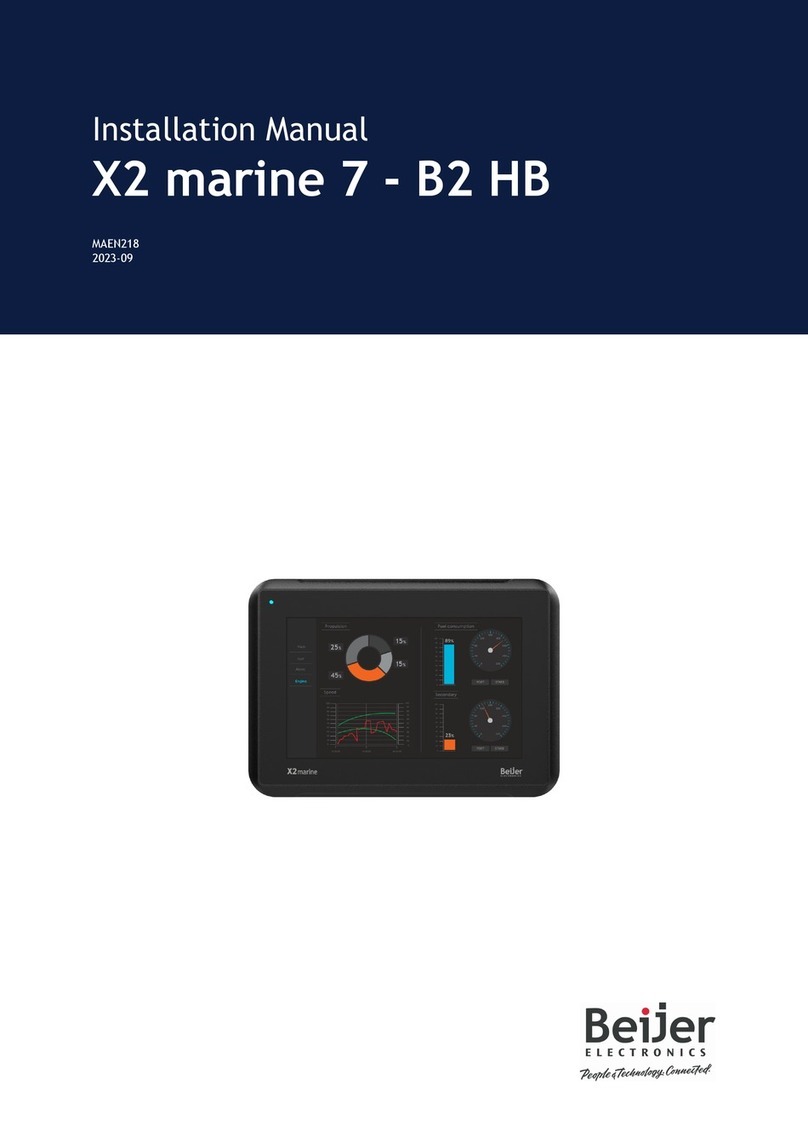 Beijer Electronics X2 control installation manual