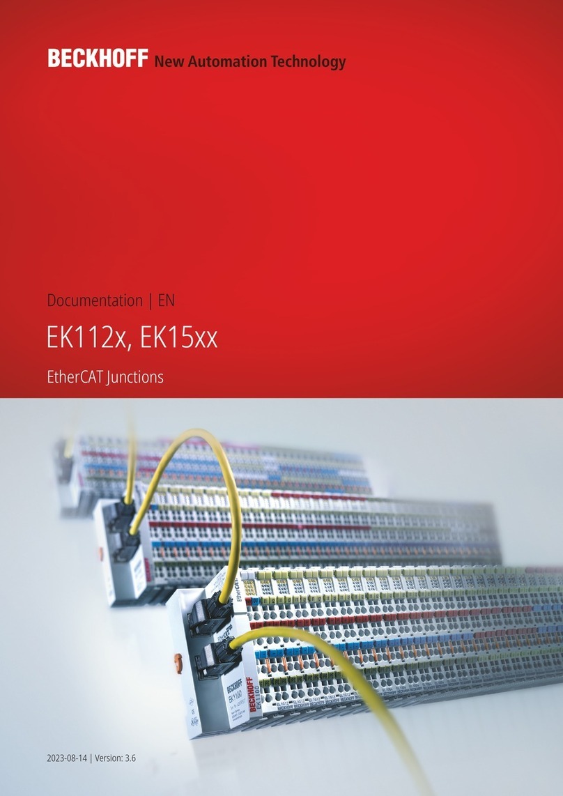 Beckhoff EtherCAT EK112 Series manual
