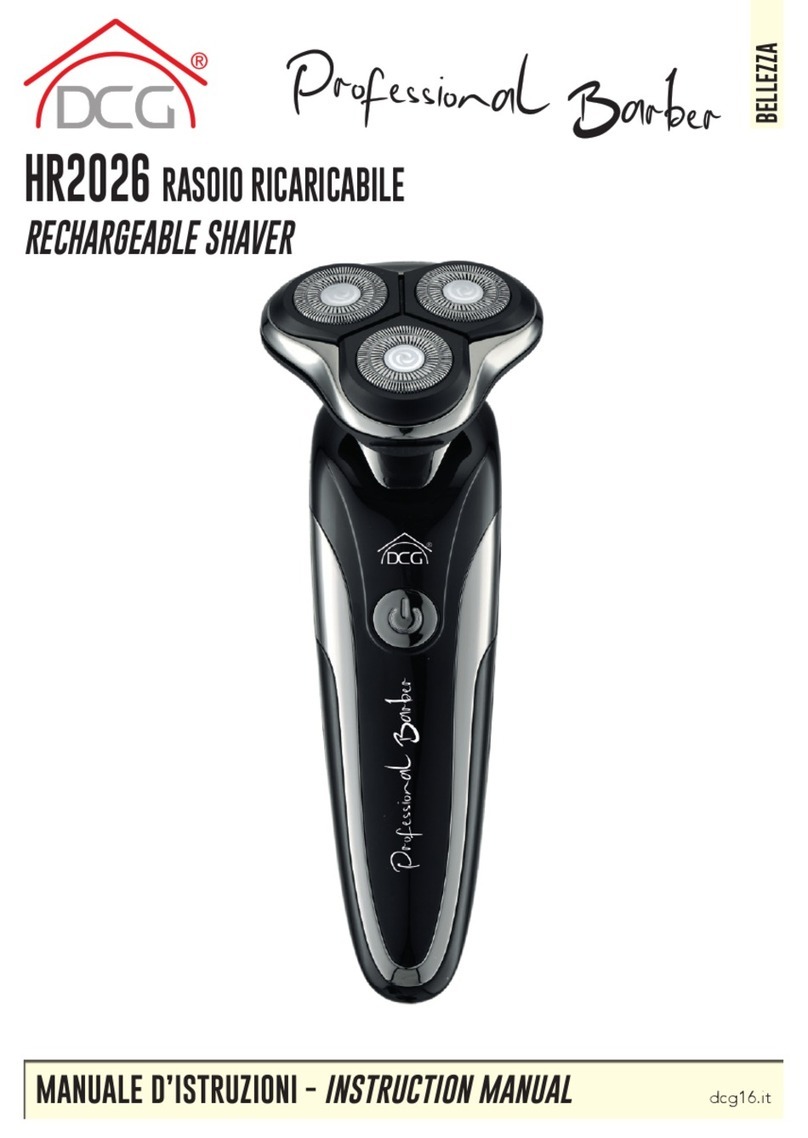 DCG Professional Barber HR2026 User manual