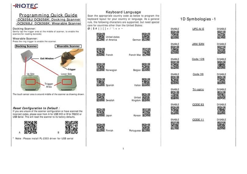 RIOTEC DC9258J User manual