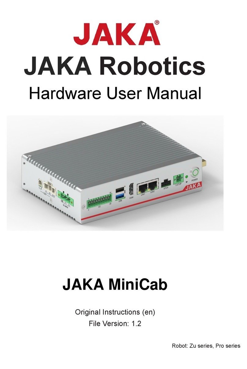JAKA MiniCab Hardware user manual