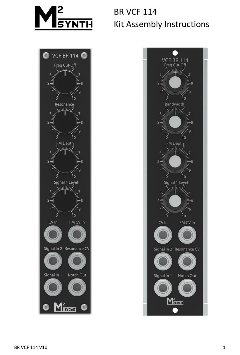 M2SYNTH BR VCF 114 Assembly instructions