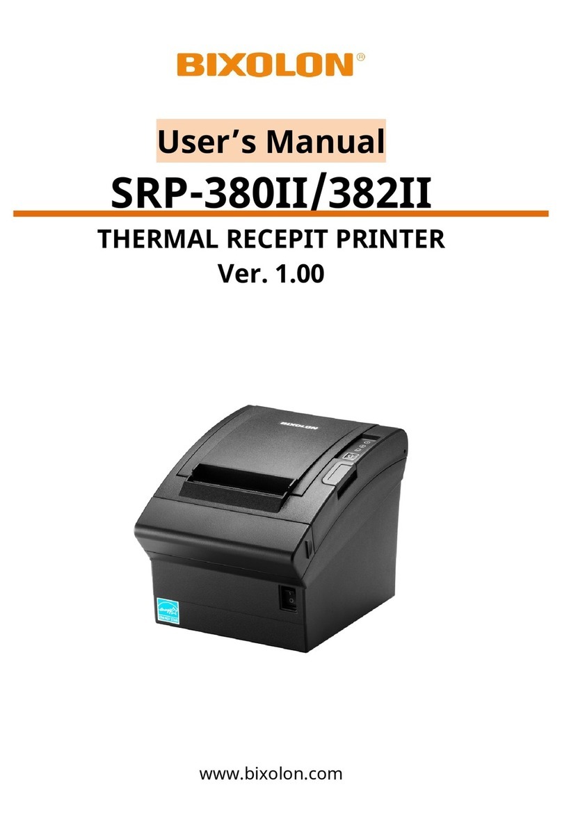 BIXOLON SRP-380II User manual