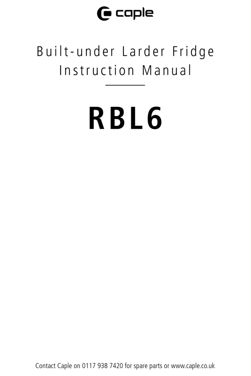 Caple RBL6 User manual