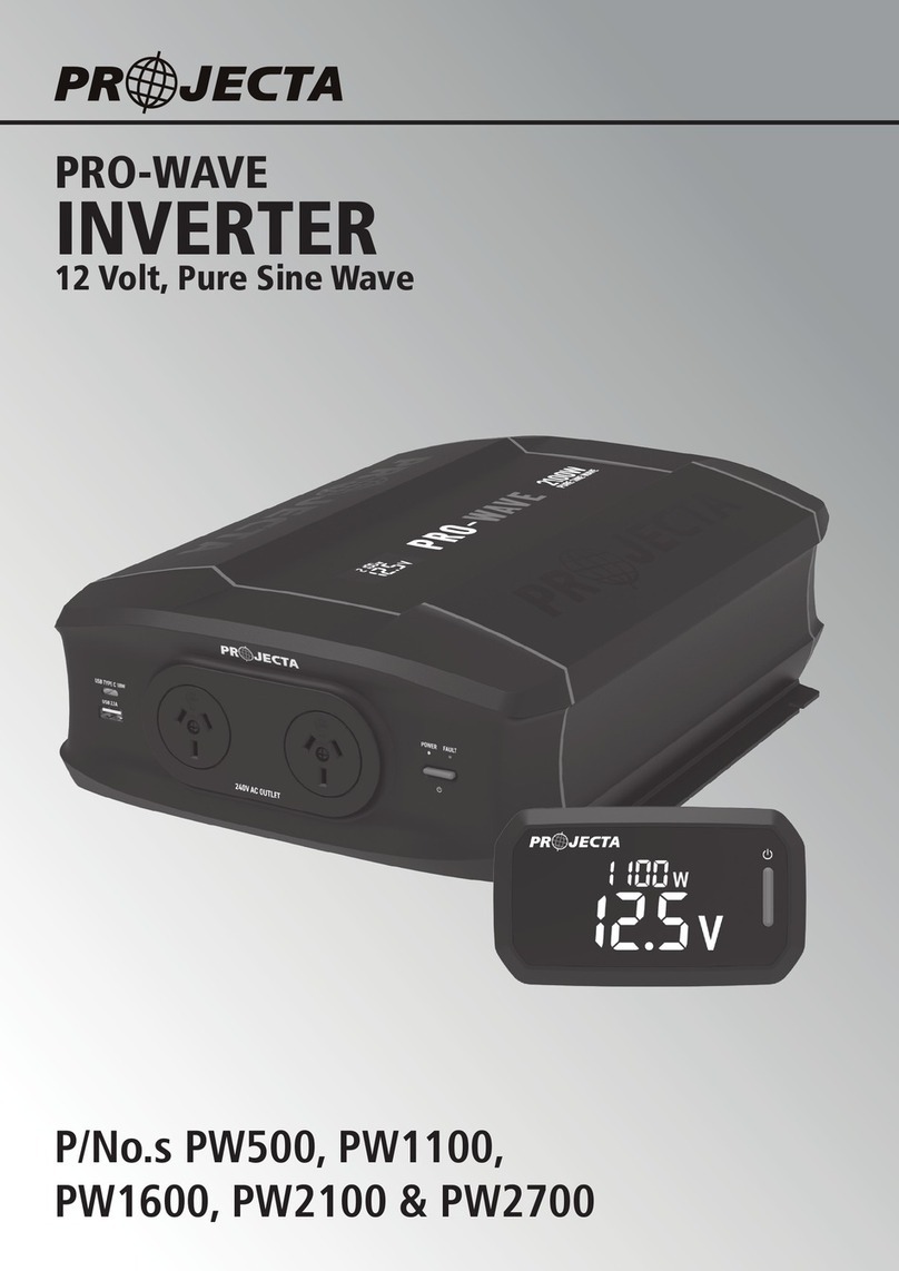Projecta PW500 User manual